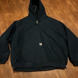 Carhartt navy blue coat 4xl